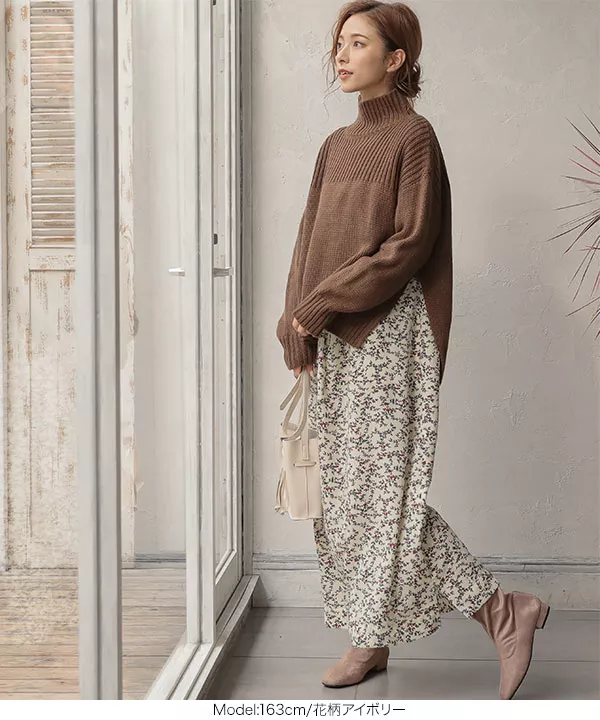 ワンピース AMBIDEX Store △〇タイプライターfrill カットソーワンピース(F