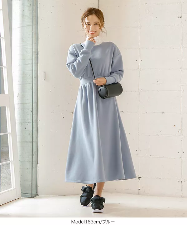 裏起毛 ]スウェットワンピース [E2283] - レディースファッション通販