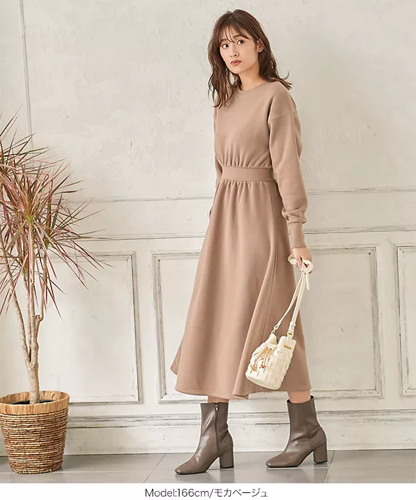 裏起毛 ]スウェットワンピース [E2283] | トップス全品送料無料！2/20