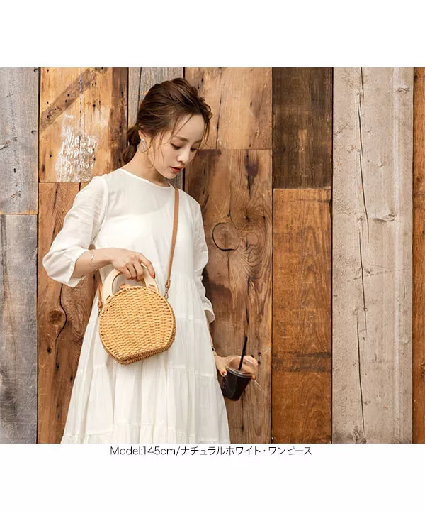 田中亜希子さんコラボ ]インド綿ティアードチュニック