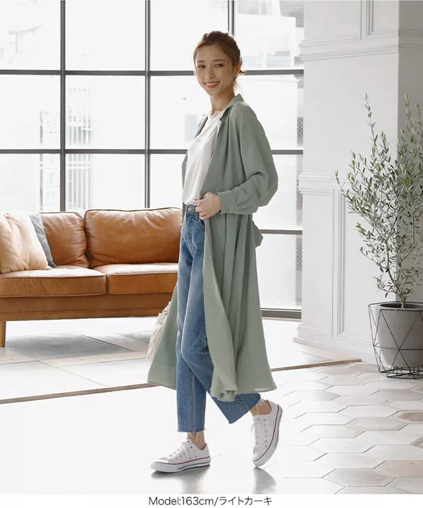 2WAYシャツワンピース [E2383] | トップス全品送料無料！10/2(金)18:00〜10/5(月)朝11:59まで