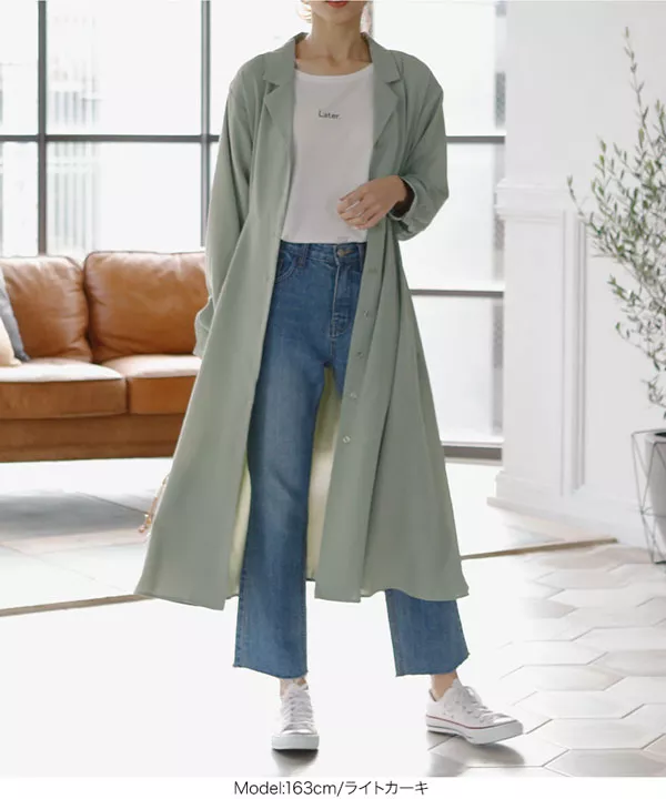 2WAYシャツワンピース [E2383] | トップス全品送料無料！10/2(金)18:00〜10/5(月)朝11:59まで