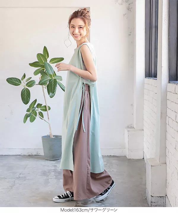 サイドリボンワンピース [E2419] - レディースファッション通販 神戸