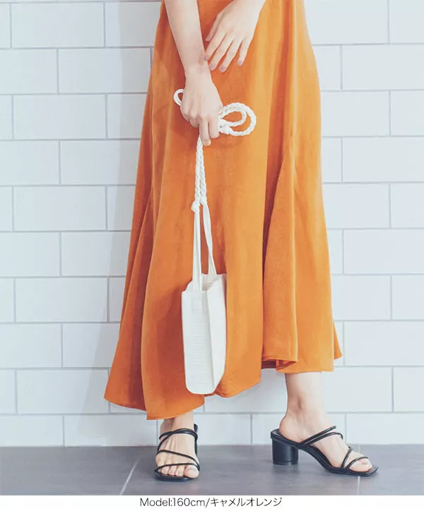 近藤千尋さんコラボ ]バックリボンキャミワンピース [E2443