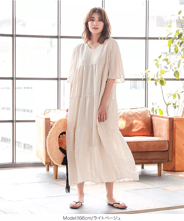 OBLIシネマワンピース　白　サイズ0 オブリ　ホワイト OBLI】シネマワンピース （シネマワンピース/ホワイト | DRESS