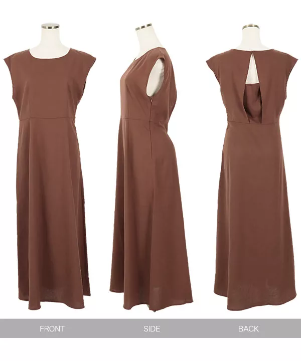 バックオープンワンピース [E2504] - レディースファッション通販 神戸