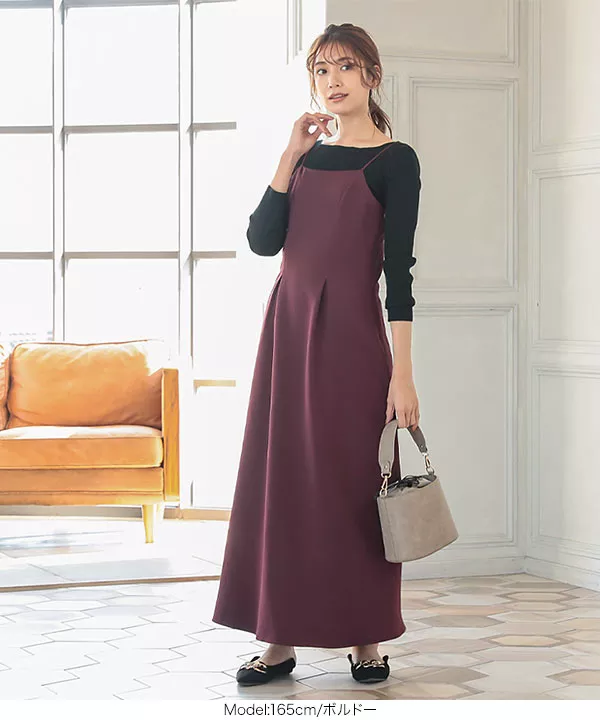 細ストラップジャンスカ [E2533] - レディースファッション通販 神戸