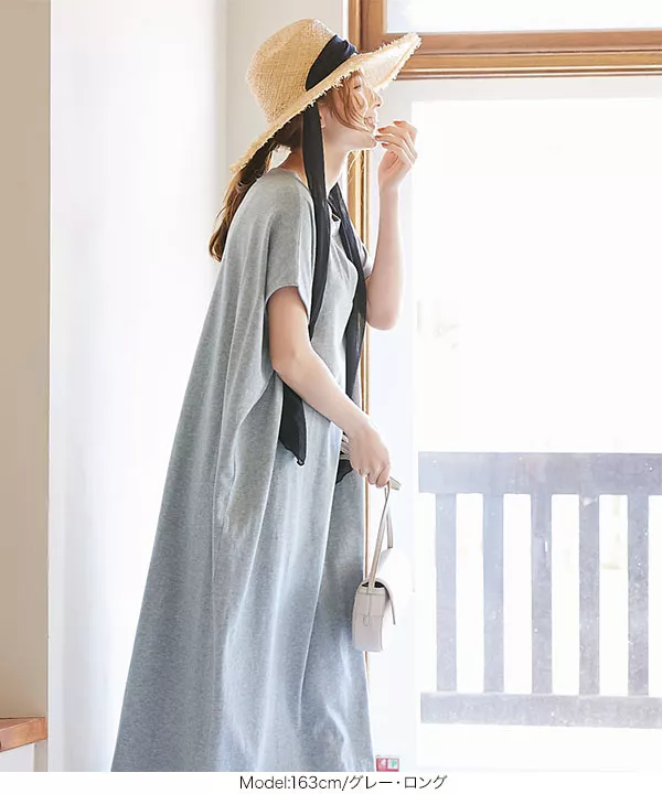 ワンピース ベルベット ミディ モックネック エレガント b1375 BLUE LABEL / BLACK LABEL CRESTBRIDGE｜サイドクレストブリッジ