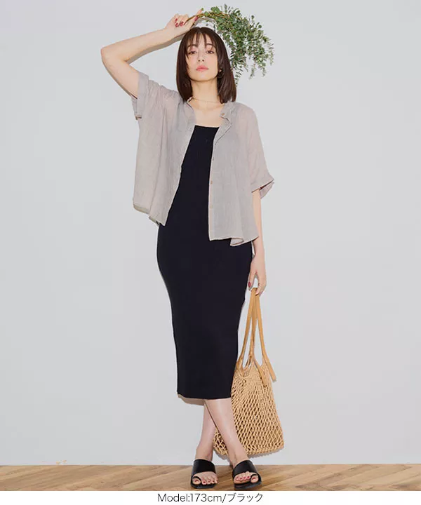 着用2回】Rene スクエアネックストレッチワンピース♡ルネ