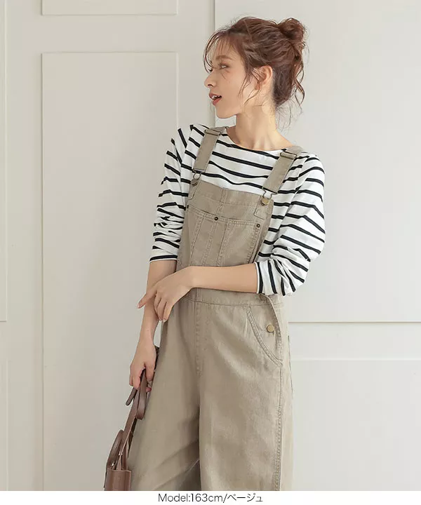 ワイドシルエットオーバーオール [E2880] - レディースファッション