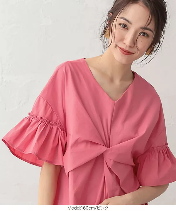 フロントねじりワンピース [E2885] - レディースファッション通販 神戸