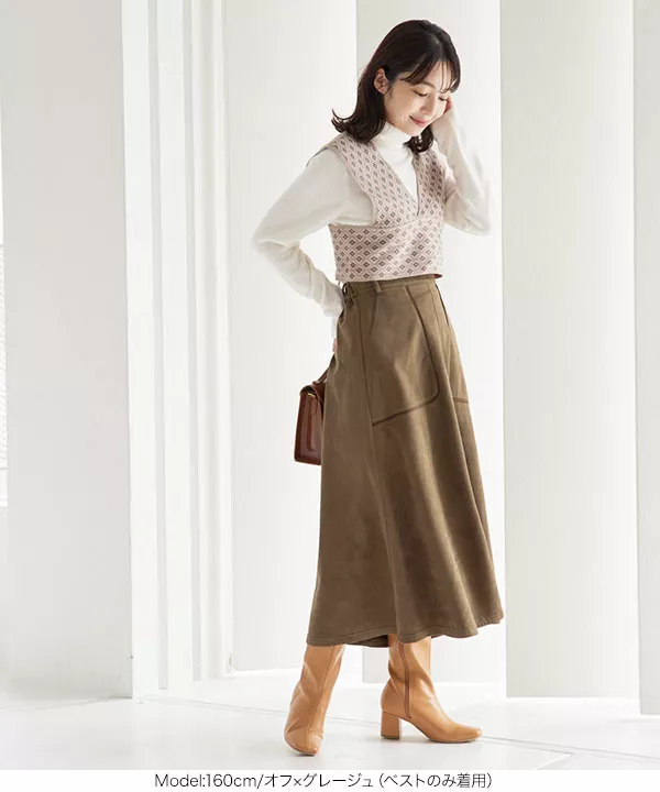 bed&breakfast ワンピース フラワージャガードドッキングワンピース | PROPORTION BODY