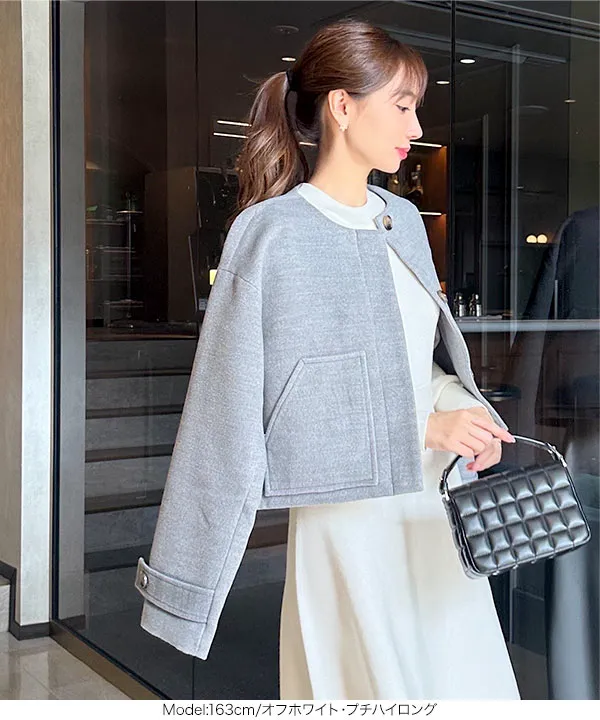 2024年 美品 ダイアグラム ウェーブニットワンピース フレア　芸能人着用 セール】【美smart】フレアニットワンピース【着丈が選べる