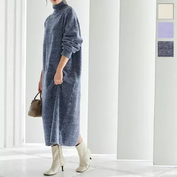 メランジニットワンピース [E2991]