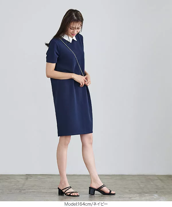 eneu ミニワンピース 襟付きミニワンピース [E3069] - レディースファッション通販 神戸