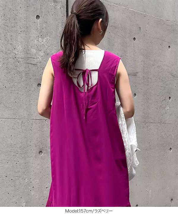 楊柳シアーワンピース [E3076] - レディースファッション通販 神戸
