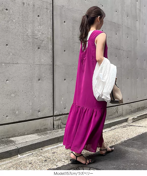 楊柳シアーワンピース [E3076] - レディースファッション通販 神戸