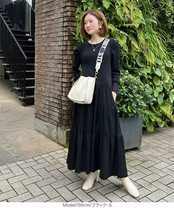 美品　セルフポートレイト　ティアード　スパンコール　ビジュー　フレア　ワンピース セール】アソートティアードワンピース【ZOZOTOWN限定アイテム