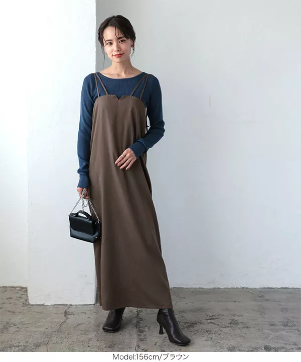 【バレエコア】ang リボンストラップレースキャミワンピース リボンストラップギャザーキャミワンピース[tg671] | レディース