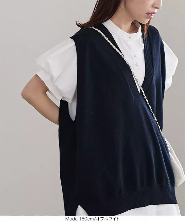 ボリュームスリーブミニワンピース [E3164] - レディース