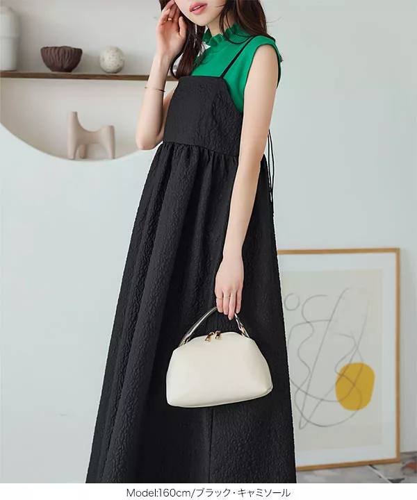 ぽこぽこキャミワンピース [E3177] - レディースファッション通販 神戸