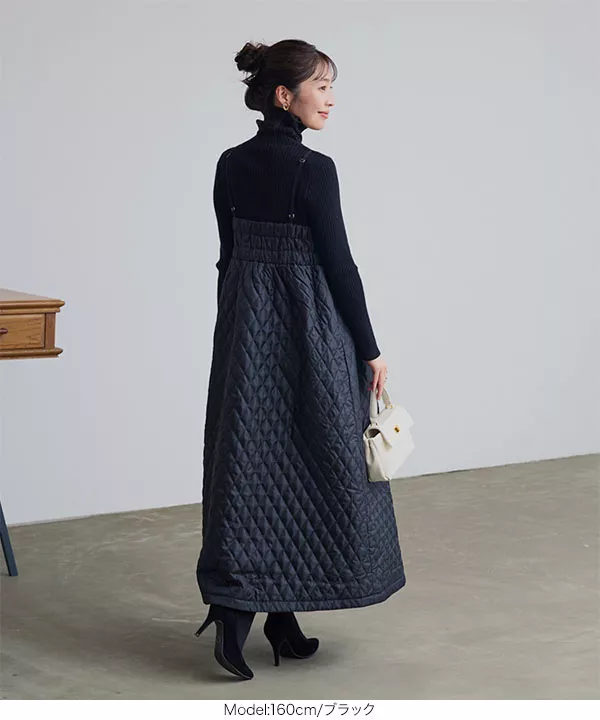 キルティングキャミワンピース [E3209] - レディース