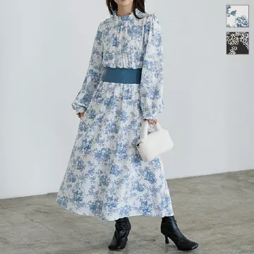 ウエストリブワンピース [E3215]