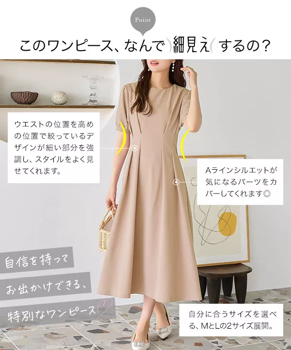 シビラ フロントタック総柄ワンピース ネイビー系 サイズM*ED733 シビラ フロントタック総柄ワンピース ネイビー系 サイズM*ED733