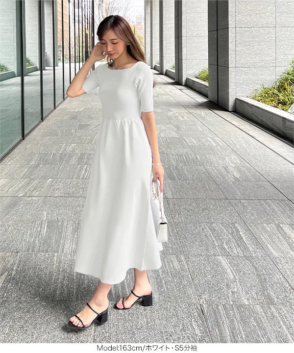 岡部あゆみさんコラボ ] 選べるタイプとサイズ スクエアボートネック