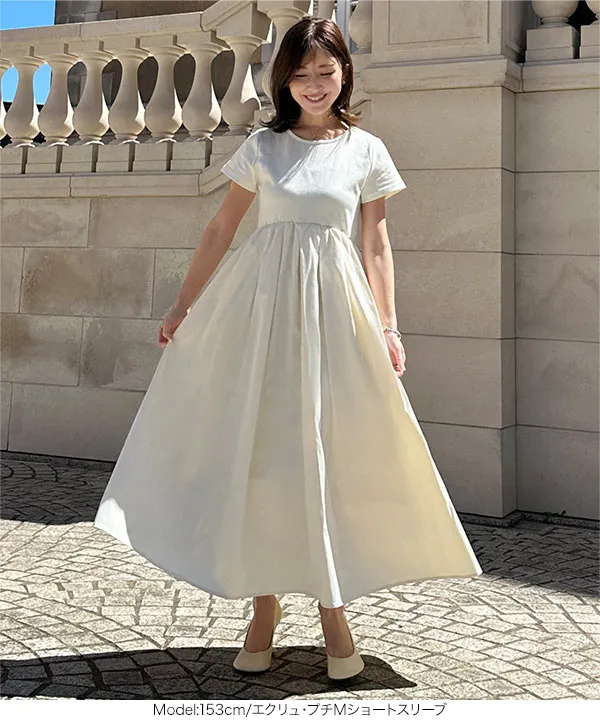新製品情報も満載 水野佐彩さんコラボ ] タックスカートドッキングワンピース ニット/セーター