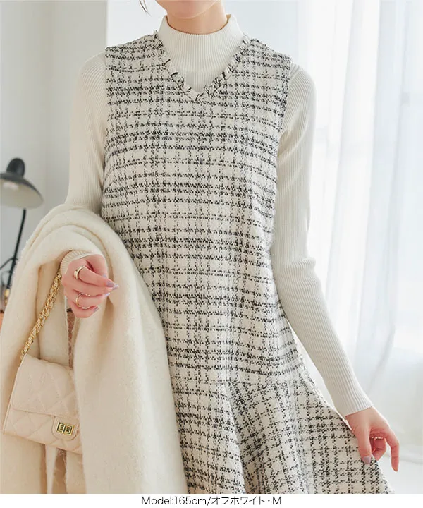 ツイードジャンスカ [E3369] - レディースファッション通販 神戸レタス