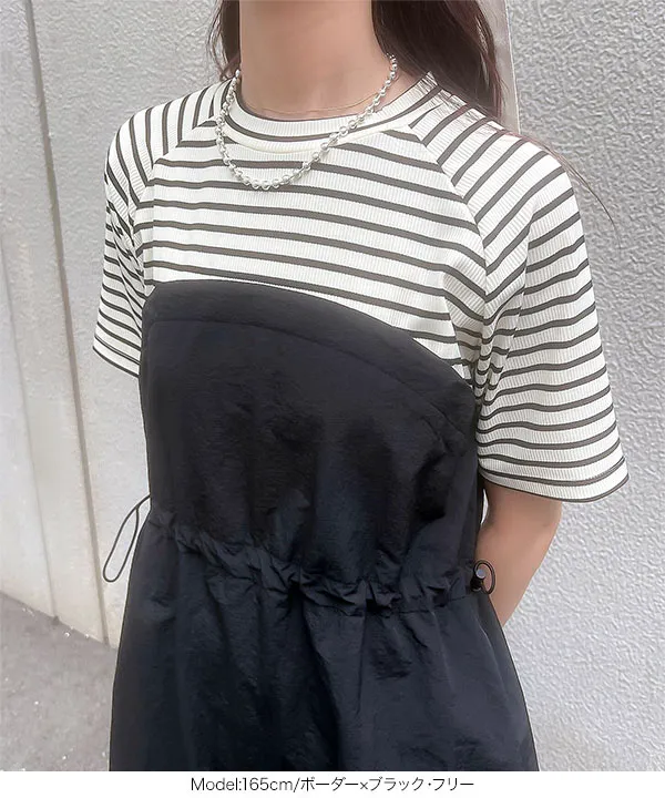 新品未使用タグ付きELLIE ドッキングワンピース BLACK Sサイズ ドッキングワンピース【BLACK】 – ELLIE