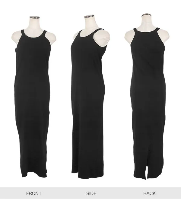 カップ付きアメスリリブワンピース [E3432] - レディースファッション