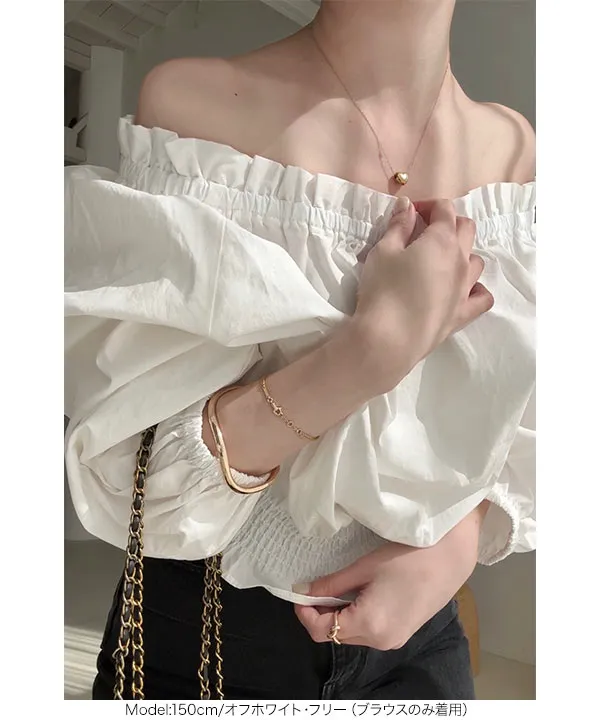 yuri.さんコラボ ]マルチwayブラウス×キャミワンピースセットアップ