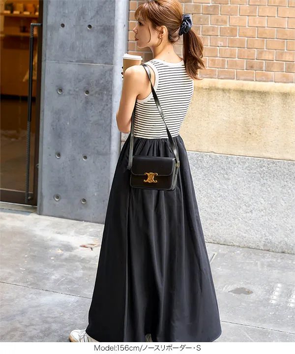 kiminaさんコラボ ]カップ付きドッキングワンピース [E3453