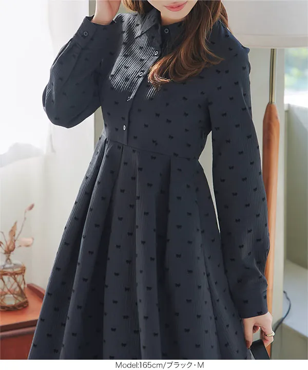 ワンピース キルティング ふんわり 素敵 リボン 210.jpg