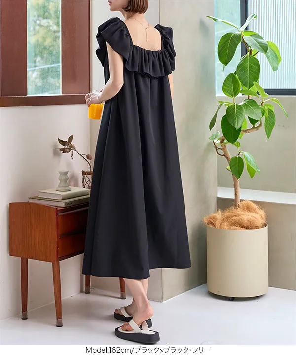 2wayフリルワンピース [E3465] - レディースファッション通販 神戸