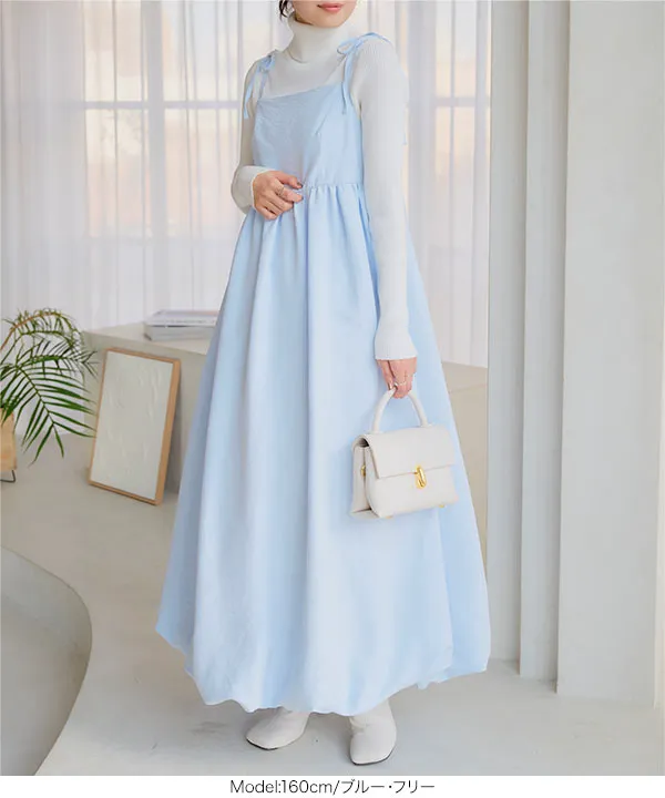 Sugar キャットリボンバルーンワンピース Lサイズ Sugar キャットリボンバルーンワンピース Lサイズ 肩リボン