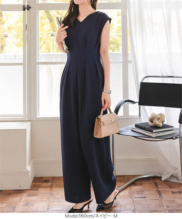 極美品　希少グラントイーワンズ　ハイウエスト　64 ウエストタックオールインワン [E3491] - レディースファッション通販