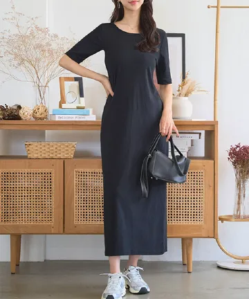 2wayナローマキシワンピース [E3512] - レディースファッション通販