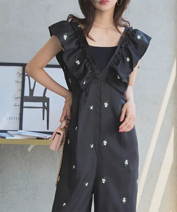 ✿極美品✿❋慈雨❋花ドット刺繍 チュニック＆ワンピース ✿極美品✿❋慈雨❋花ドット刺繍 チュニック＆ワンピース ✿極