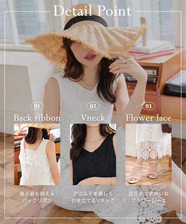 新品未使用　バックリボンシフォンワンピース　FLOWER Mサイズ　タグ付き 新品未使用 バックリボンシフォンワンピース FLOWER Mサイズ