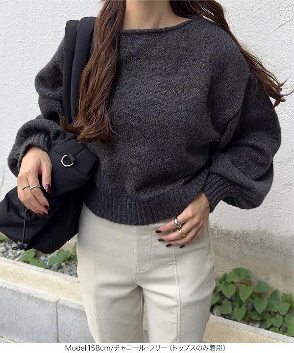 mamaレタス ] 2点セット バックスリットニット×ロングワンピース