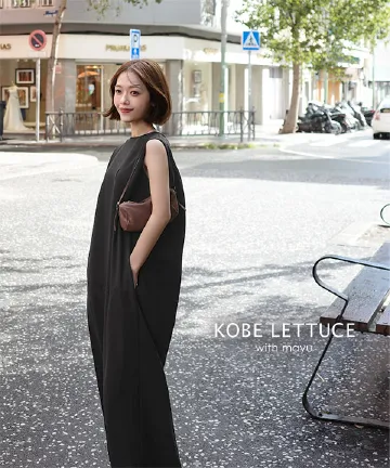 [ mayuさんコラボ ]タックノースリーブワンピース [E3551]| 4/16（木）12:00～発売予定！