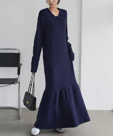 ポロニットワンピース [E3565]