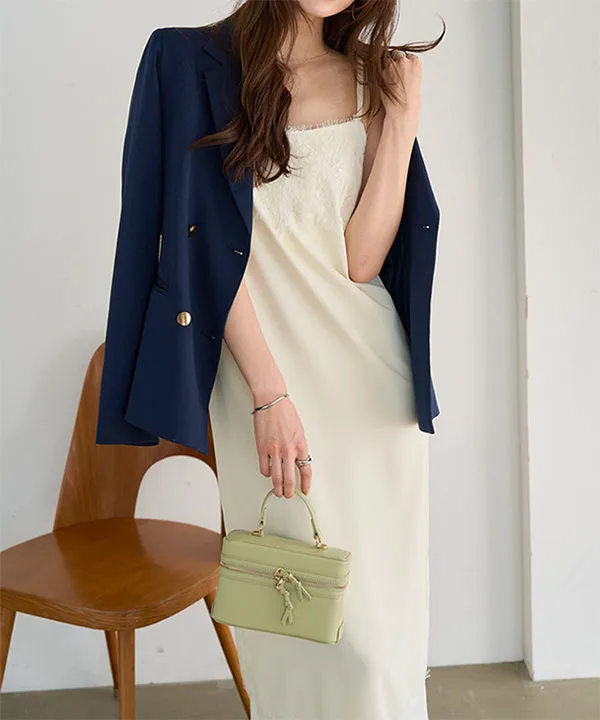 IK WORKS（大神戸共榮圈）のリブミラーとステーBのセット レーストリムキャミワンピース [E3572]| 週末SALE!! 6/5(金)18:00~6/8