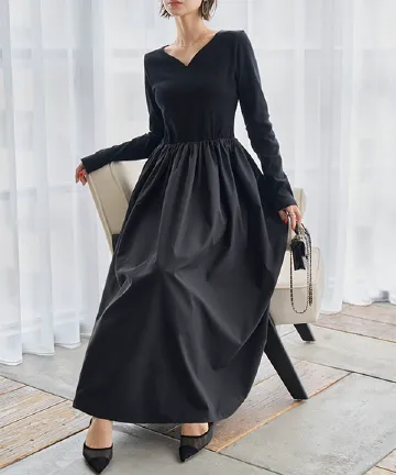 ハートネックドッキングワンピース [E3577] | 2/22(日) 12:00~ 販売予定!