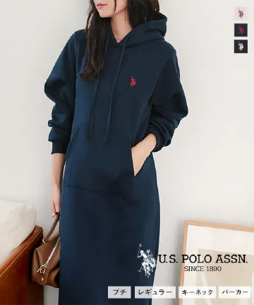 [ U.S. POLO ASSN. ] 選べるタイプ 裏起毛ワンピース [E3619]| 大好評につき送料無料！