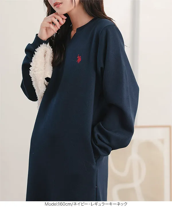 [ U.S. POLO ASSN. ] 選べるタイプ 裏起毛ワンピース [E3619]| 大好評につき送料無料！