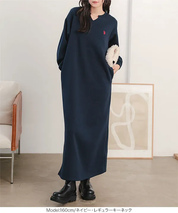 [ U.S. POLO ASSN. ] 選べるタイプ 裏起毛ワンピース [E3619]| 大好評につき送料無料！